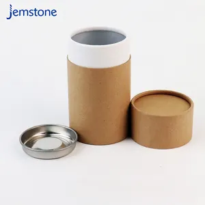 benutzerdefiniert biologisch abbaubarer aluminiumfolie-karton runde box super lebensmittel papier rohr tee kaffee keks zylinder papierverpackung