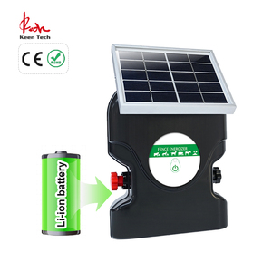 Elettrificatore per Recinzioni Elettriche da 0,3 <span class=keywords><strong>Joule</strong></span>, Portata 8km, Energizzatore Solare per Recinzioni Agricole, per Bovini, Cavalli, Pecore, Elefanti - Product Image 1
