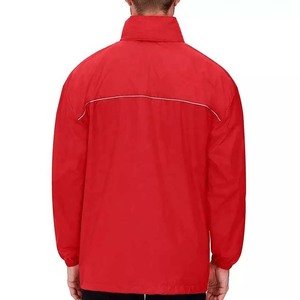 Chaqueta Impermeable para Hombre, Ligera, con Capucha, para Exteriores, Precio al por Mayor, Color Sólido, Poliéster, Nailon, Estilo Urbano - Product Image 2