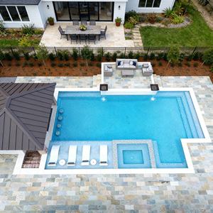 Piscines familiales rectangulaires pleine grandeur en fibre de verre dans le sol en acrylique Frp Natation préfabriquée Installation rapide Piscine spa extérieure - Product Image 2