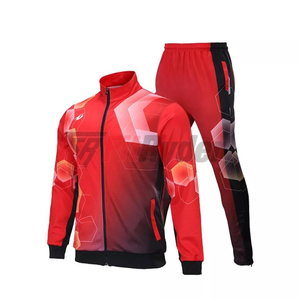 Light Weight 2024 New Polyester Sublimation Men Tracksuits Size Pullover Flare Sweatpants <b>Full</b> <b>Zip</b> <b>up</b> <b>Hoodie</b> Tracksuit - Product Image 5