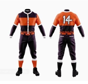 Uniforme de Softbol Premium con Botones, Uniforme de Béisbol Personalizado Hecho en Fábrica, Sublimación Económica RRI-BU-05 - Product Image 5