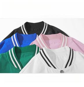 แจ็กเก็ตเบสบอลผ้าซาตินปักลายออกแบบได้ตามต้องการชื่อทีมและหมายเลขสำหรับผู้เริ่มต้น - Product Image 6