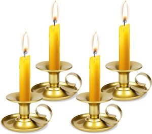 Modern Home Decorative Metal Brass Candle Holders and Candle Jars for Wedding Dinnerware <b>Table</b> Decor Candle Pot - Product Image 1