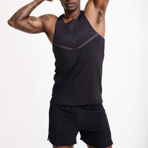 Débardeur à capuche décontracté pour homme pour la mode de rue Séchage rapide 100% coton Col montant pour les sports de plein air - Product Image 4