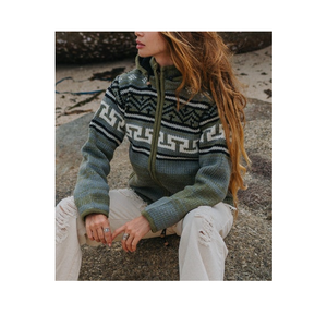 Chaquetas de lana de alto rendimiento para mujer Tejido transpirable Teñido en nuevos diseños para uso en exteriores - Product Image 1