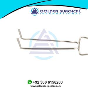 Esparcidor de cuello de vejiga Millin OEM Acción cruzada con estante Retractor de Urología de 240mm Esparcidor de ginecología - Product Image 6