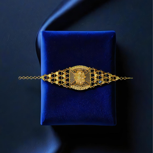 Bracelets de qualité supérieure avec plaqué or 22 carats Bracelets faits à la main conçus à la mode Bijoux pour les femmes portées par les exportateurs - Product Image 1