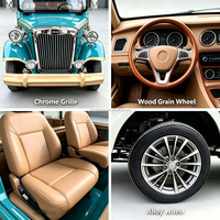 Voiture électrique classique antique haut de gamme, confortable et spacieuse avec batterie 4 KW72V 100AH
