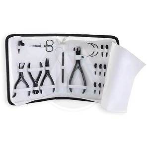 Hand Tied Hair Extension Tools Kit Custom Hair Extension Tools Kit Professional Hair Extension <b>Pliers</b> <b>Set</b> 10 <b>Set</b> Work <b>Pliers</b> - Product Image 2