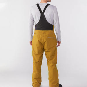 Best Selling Custom Men's <b>Ski</b> Pants Bibs Breathable Waterproof Insulated Anti-UV Lightweight 100% Polyester OEM Service Logo - Product Image 3