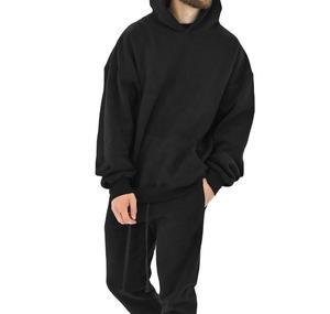 Nouveau sweat à capuche oversize pour homme, streetwear, col rond, pour l'hiver et l'automne, imprimé design, tissu polaire - Product Image 5
