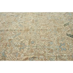 Alfombra Turca de 7,9x10,3 pies, Alfombra Azul Vintage del Suroeste, de Lana - Product Image 5