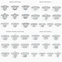 Fabricant de bagues personnalisées, bijoux fins, luxe, argent sterling 925, zircon, moissanite, bagues de promesse, bagues de fiançailles pour femmes