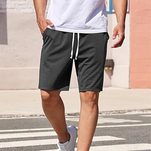 กางเกงขาสั้นกีฬาผ้าโพลีเอสเตอร์100% สำหรับผู้ชายปรับแต่งโลโก้ได้ระบายอากาศได้ดีแห้งเร็วลำลองมีให้เลือกหลายแบบ - Product Image 5