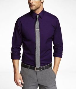 Chemise habillée unie de couleur marron couleur unie affaires formelles vente à chaud chemises habillées pour hommes de travail en plein air Offre Spéciale OEM respirant - Product Image 2