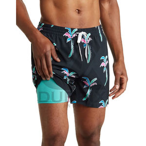 Pantalones cortos de hombre de playa de alta calidad de diseño personalizado a la venta pantalones cortos de playa informales sólidos de talla grande para hombre - Product Image 3