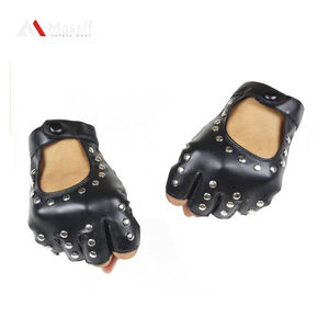 ถุงมือนิรภัยหนังวัวแบบเต็มนิ้วถุงมือนิรภัยกันน้ำสำหรับผู้ขับขี่ขี่จักรยานกีฬากลางแจ้ง - Product Image 4