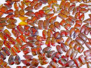 Hermoso par de ágata de costura marroquí, par de piedras preciosas a juego, cabujón de ágata de costura marroquí, par suelto para joyería - Product Image 4