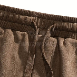 Venta en línea Último diseño Pantalones cortos de lana de algodón Venta al por mayor Estilo único Hombres Pantalones cortos de lana de algodón 2025 Pantalones cortos ligeros para hombres - Product Image 4