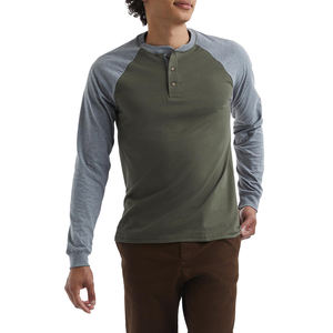 Vêtements chauds pour l'hiver T-shirt en microfibre à séchage rapide Matériau mixte Hommes Logo personnalisé T-shirt uni pour hommes Travail et vêtements d'extérieur de haute qualité - Product Image 1