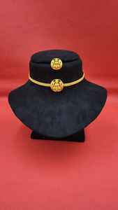 Ensemble de collier ras du cou en fonte de fer artisanal de la meilleure qualité avec des bijoux traditionnels oxydés pour femmes, vêtements ethniques et utilisation en soirée - Product Image 4