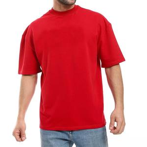 Camiseta Personalizada al por Mayor para Hombre, 180 g/m², Tejido 100% Algodón, Corte Holgado, Estilo Urbano, Ecológica, 2026 - Product Image 1