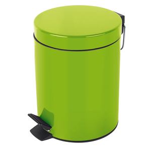 Spirella Sydney Collection, Poubelle à pédale 17 x 24,5 (3 litres), Métal, Vert - Product Image 1