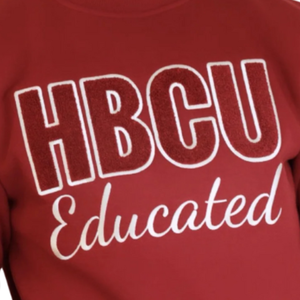 HBCU éduqué Chenille sweat marron polaire col rond 500GSM coton chaud hiver grec fraternité KAP vêtements personnalisés - Product Image 2