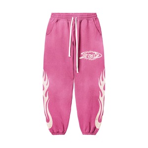 Ropa casual Diseño impreso personalizado Fleece Algodón Conjuntos de dos piezas Sudadera con capucha de moda y pantalones Pantalones de chándal Chándales de algodón - Product Image 6