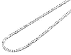 สร้อยคอเทนนิสก้อนทองคำสีขาว10k ประดับด้วยเพชรที่ปลูกในห้องแล็บออกแบบมาสำหรับผู้ชื่นชอบเครื่องประดับฮิปฮอปสมัยใหม่ - Product Image 3