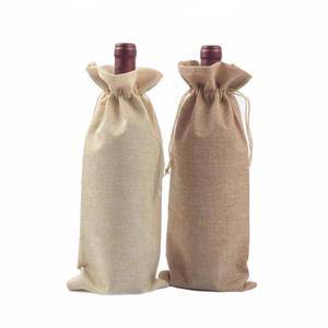 Si desea obtener bolsas de vino de yute de buena calidad a un precio bajo, puede comprarnos. Vendemos bolsas de yute de vino de buena calidad. - Product Image 4