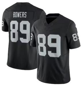 เสื้อฟุตบอลอเมริกันเยาวชนชาย ลาสเวกัส # 2 แอชตัน ฌองตี้ # 98 แม็กซ์ ครอสบี # 89 บร็อค โบเวอร์ส # เสื้อเจอร์ซีย์สั้นหมายเลข 34 โบ แจ็คสัน - Product Image 3