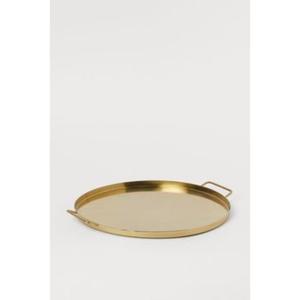 Bandeja de servicio de latón tradicional con diseño de pulido antiguo perfecto para una Decoración de mesa elegante y servir a los invitados - Product Image 1