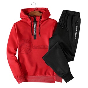 Conjunto Deportivo de Dos Piezas Personalizado, Transpirable, de Secado Rápido, de Alta Calidad, de Spandex/Poliéster, para Gimnasio, Traje Deportivo de Invierno para Hombre - Product Image 3