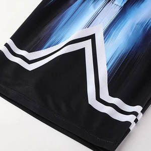 Short de basket-ball pour hommes de haute qualité personnalisable grandes et grandes tailles maille respirante avec poches zippées été grande taille - Product Image 5