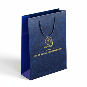 Sacs en papier personnalisés écologiques de luxe avec poignées pour le marketing de marque et l'emballage cadeau - Product Image 1