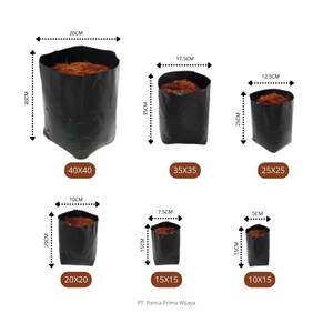 Bolsas de Cultivo de PE de Alta Calidad de 20x20cm para Viveros |   Bolsa de Polietileno para Plantas Resistente, Ecológica, Gruesa y Duradera con Orificios de Drenaje |   30 Piezas de Accesorios para Clima - Product Image 5