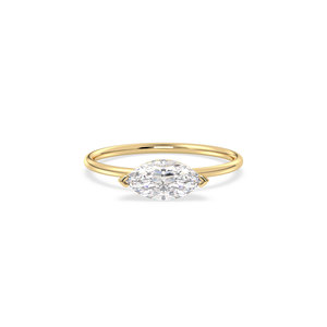 Reyes ขายส่งราคา Marquise ตัด1CT ห้องปฏิบัติการเติบโตเพชรแหวนหมั้นสำหรับผู้หญิง14K ทองคำขาวชุบโรเดียมเครื่องประดับชั้นดี - Product Image 6