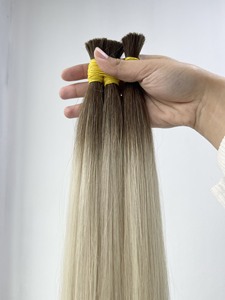 ผมต่อจากเวียดนามแท้100% ผลิตภัณฑ์ความงามผมบลอนด์สำหรับผู้หญิงผมลึกและเป็นลอน - Product Image 2