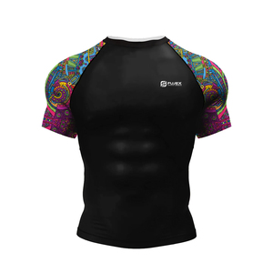 Sun Protection Second Skin Breathable <b>Compression</b> <b>Shirt</b> <b>Men</b> Rashguard Jiu Jitsu Fitness Gym Running Outdoors Sports T-<b>Shirts</b> <b>Men</b> - Product Image 2