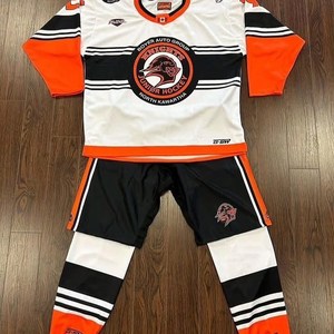 Respirant 100% Polyester Tackle Twill Chemise De Hockey Sur Glace Broderie Personnalisée Logo Patch Hockey Sur Glace Porter Jersey Hockey - Product Image 3