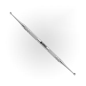 Venta caliente GORAYA GERMAN 3mm y 4mm Excavadora de cureta de acero de doble extremo ISO CE Aprobado para manicura de uñas Uso de belleza - Product Image 1