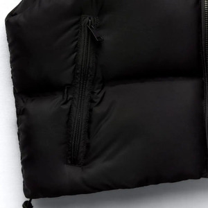 Alta calidad invierno cálido personalizado tamaño grande Casual suelto sólido sin mangas hombres Puffer chaleco puffer chaqueta - Product Image 3