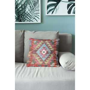 Afghan Kilim <b>45</b> <b>X</b> <b>45</b> cm <b>Cushion</b> <b>Cover</b> Elegant Seat Pillows & Pillow <b>Covers</b> for Comfort & Style - Product Image 5