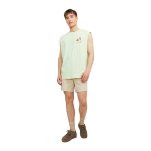 Camiseta Deportiva sin Mangas para Hombre, de Poliéster/Algodón, Lisa, para Gimnasio, Entrenamiento, Impresión Digital, Secado Rápido, al por Mayor - Product Image 2