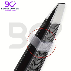 Pinzas para Cejas de Acero Inoxidable Duradero de Color Negro con Punta Inclinada, Estilo Clásico, Nuevas y Modernas, Multiusos para un Depilado Perfecto - Product Image 2