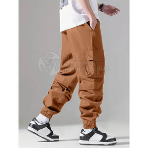 Pantalones de calle para hombres con tobillos ajustables y ajuste relajado para pantalones de calle de estilo diario para hombres - Product Image 3
