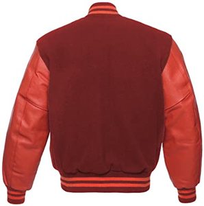 Veste de moto Letterman pour hommes de haute qualité sur mesure col en V manches longues écologiques avec tissu léger pour l'hiver - Product Image 4