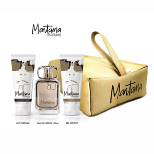 Coffret cadeau de parfum Montana 100 ml avec gel laitier Montana, chaque flacon de 100 ml - Product Image 1